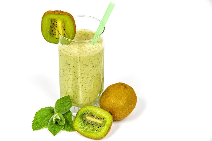 Smoothie brûle graisse vert.