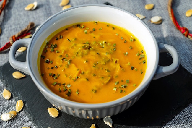 Soupe brûle graisse thermomix : préparation.